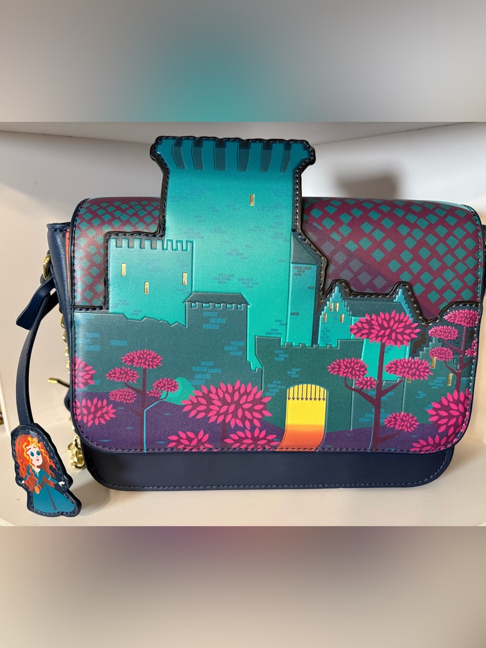 NWOT Loungefly Disney Pixar Brave Princess crossbody Purse